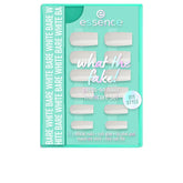 ESSENCE-CONJUNTO DE UNHAS FALSAS WHAT THE FAKE 04 Bare White 6 pcs.-DrShampoo - Perfumaria e Cosmética